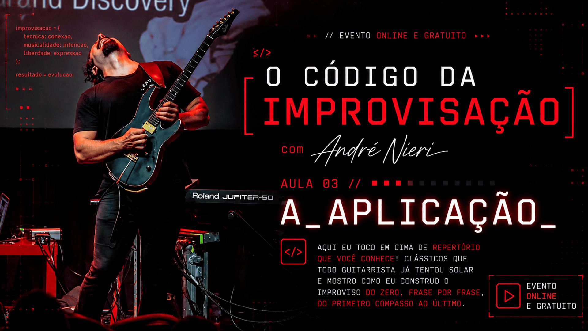 Capa da Aula 03 — A Aplicação